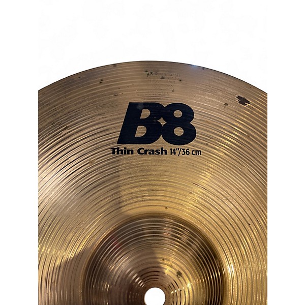Used SABIAN 14in B8 Thin Crash Cymbal