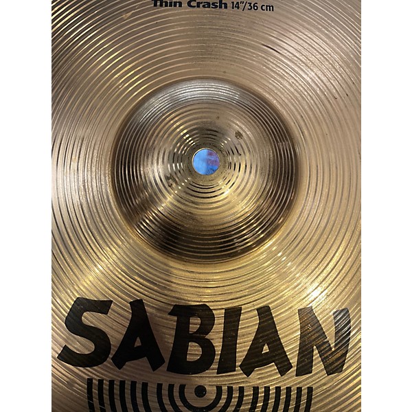 Used SABIAN 14in B8 Thin Crash Cymbal
