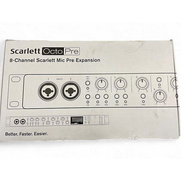 Used Focusrite SCARLETT OCTO PRO Microphone Preamp