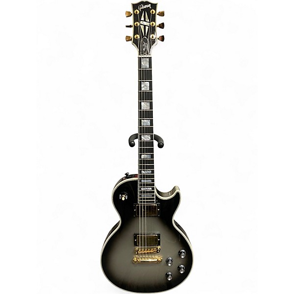 Used Gibson Les Paul Custom Silverburst Solid Body Electric Guitar