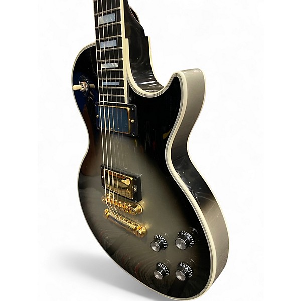 Used Gibson Les Paul Custom Silverburst Solid Body Electric Guitar