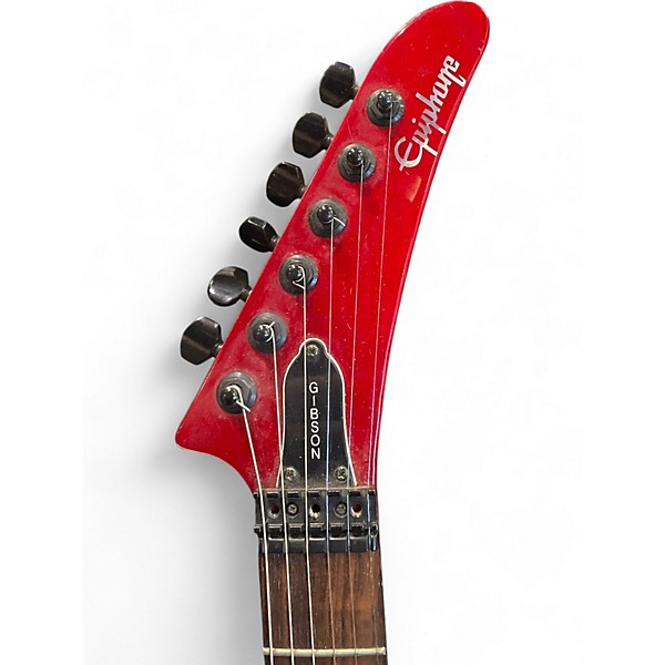 Used Epiphone 435i Metallic Red Solid Body Electric Guitar