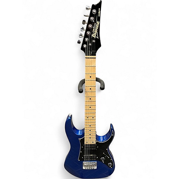 Used Ibanez MIKRO grgm21 Blue Sapphire Solid Body Electric Guitar
