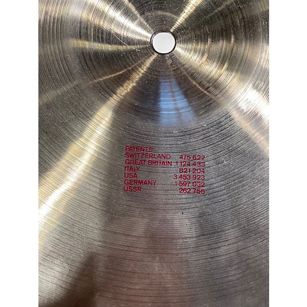 Used Paiste 14in Alpha Sound Edge 2002 Hi Hat Pair Cymbal