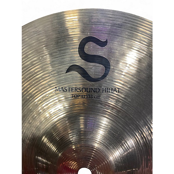 Used Zildjian 13in Mastersound Hi Hat Pair S 13in Cymbal