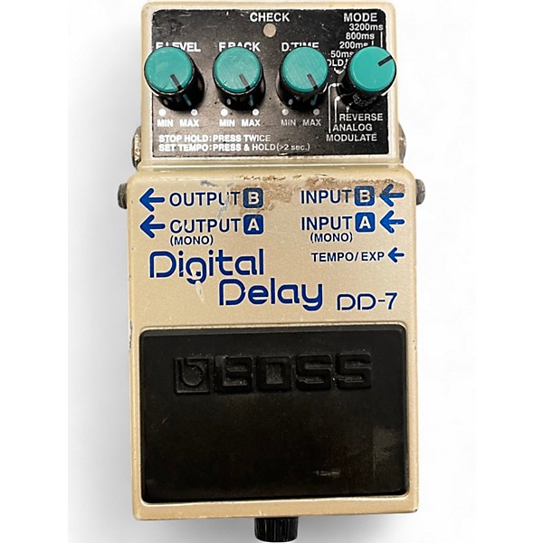 Used BOSS DD7 Digital Delay Effect Pedal