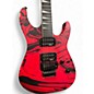 Used Jackson SOLOIST SLX DX RED AND BLACK SWIRL Solid Body Electric Guitar