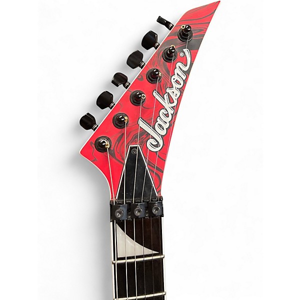 Used Jackson SOLOIST SLX DX RED AND BLACK SWIRL Solid Body Electric Guitar