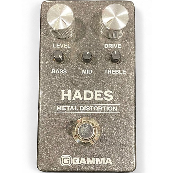 Used GAMMA HADES METAL DISTORTION Effect Pedal