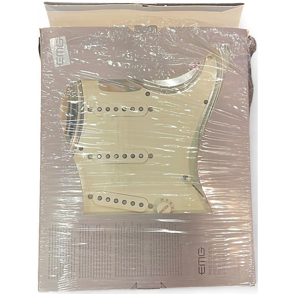 Used Fender Player Stratocaster with EMG DG20 Pickups + Original Pickups Silver Sparkle (w/ a hint of gold) Solid Body Ele...