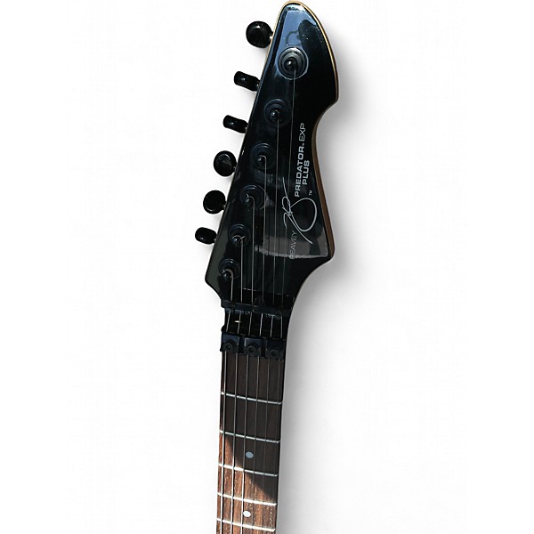 Used Peavey Predator Plus EXP Black Solid Body Electric Guitar