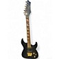 Used Johnson Double Cut Black Solid Body Electric Guitar