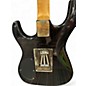 Used Johnson Double Cut Black Solid Body Electric Guitar