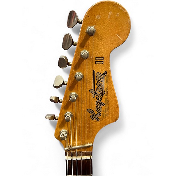 Used Hagstrom HII-B Candy Apple Red Solid Body Electric Guitar