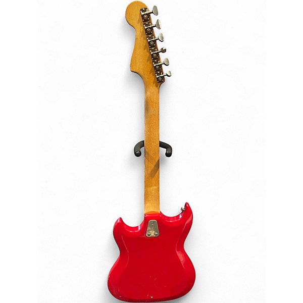 Used Hagstrom HII-B Candy Apple Red Solid Body Electric Guitar