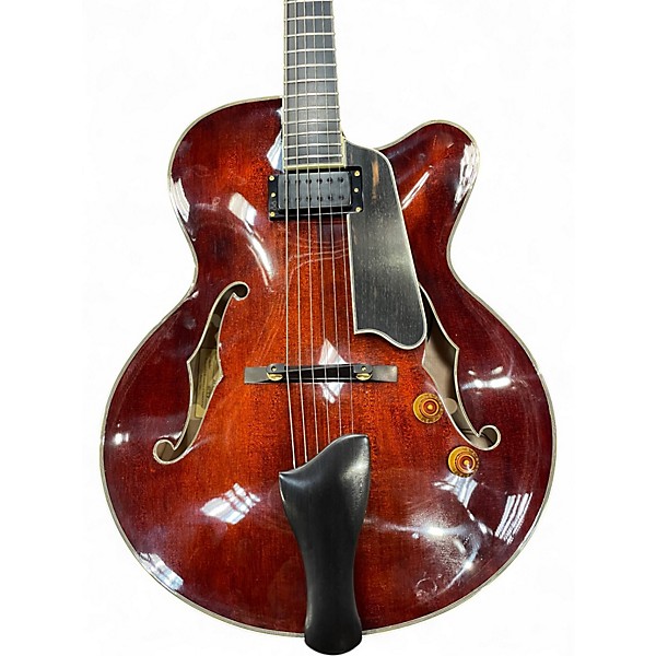 Used Eastman AR803CE Mahogany Hollow Body Electric Guitar