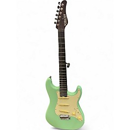 Used Schecter Guitar Research Nick Johnston USA Signature Stratocaster Surf Green Solid Body Electric Guitar