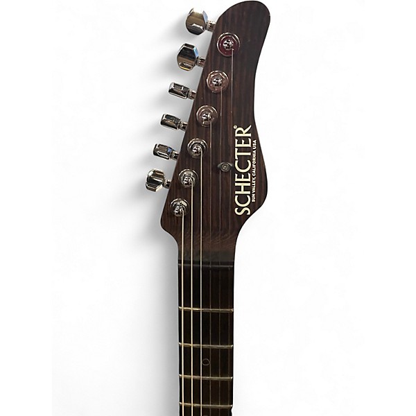 Used Schecter Guitar Research Nick Johnston USA Signature Stratocaster Surf Green Solid Body Electric Guitar