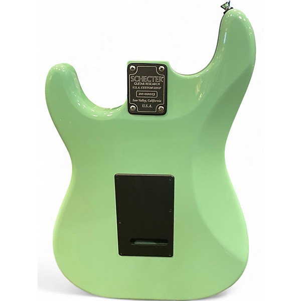 Used Schecter Guitar Research Nick Johnston USA Signature Stratocaster Surf Green Solid Body Electric Guitar