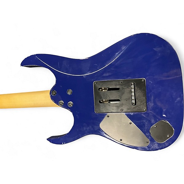 Used Ibanez GRGA120QA TRANSPARENT BLUE BURST Solid Body Electric Guitar