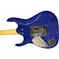 Used Ibanez GRGA120QA TRANSPARENT BLUE BURST Solid Body Electric Guitar