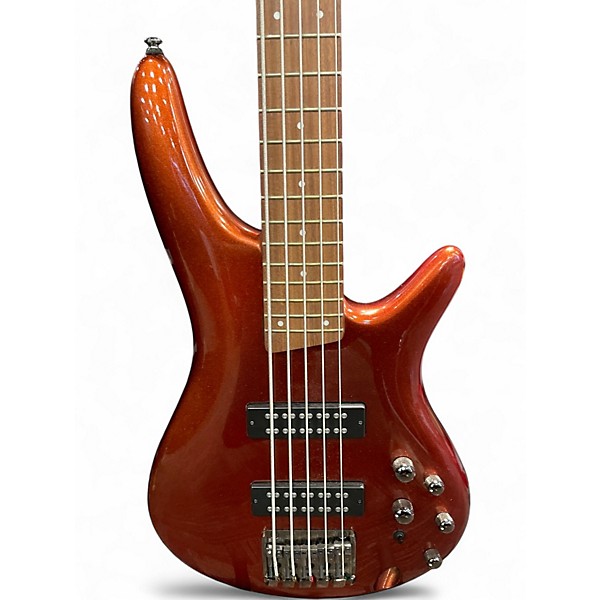 Used Ibanez SR305E Orange Electric Bass Guitar