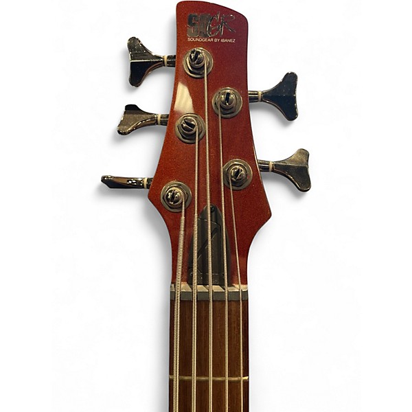 Used Ibanez SR305E Orange Electric Bass Guitar