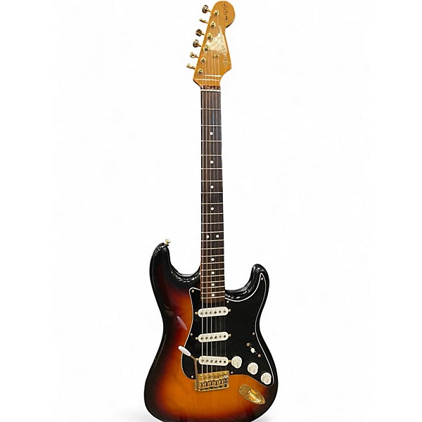 Used 2006 Fender Artist Series Stevie Ray Vaughan Stratocaster 3 Color Sunburst Solid Body Electric Guitar