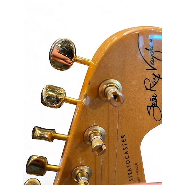 Used 2006 Fender Artist Series Stevie Ray Vaughan Stratocaster 3 Color Sunburst Solid Body Electric Guitar