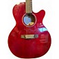 Used Takamine EG440C Trans Red Acoustic Electric Guitar
