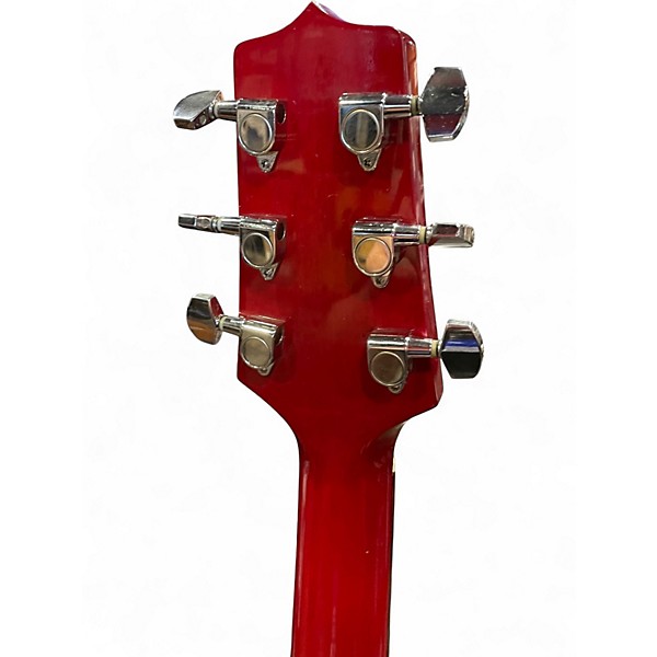Used Takamine EG440C Trans Red Acoustic Electric Guitar