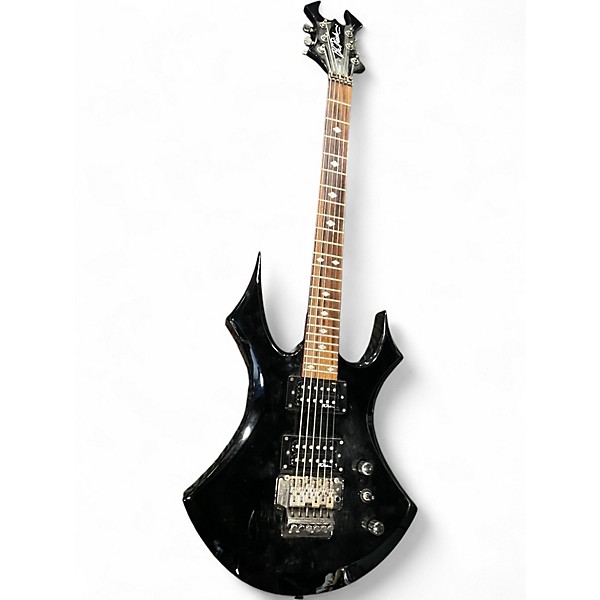 Used B.C. Rich Virgin Black Solid Body Electric Guitar