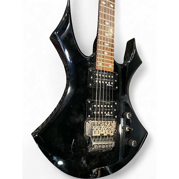 Used B.C. Rich Virgin Black Solid Body Electric Guitar