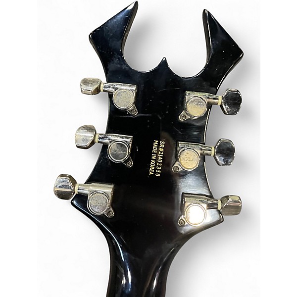 Used B.C. Rich Virgin Black Solid Body Electric Guitar