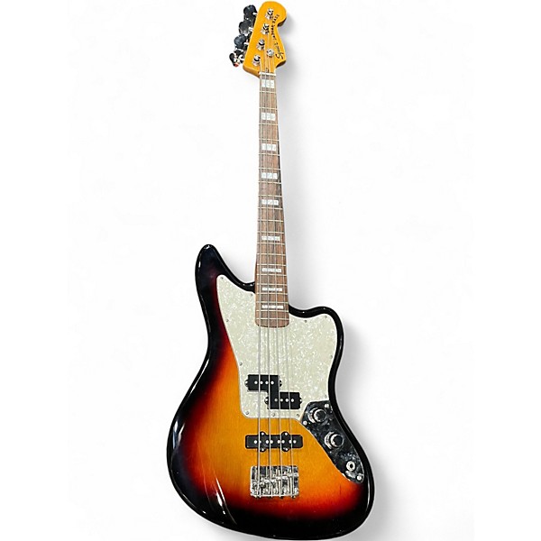 Used Squier Classic Vibe Jaguar Bass Sunburst Electric Bass Guitar