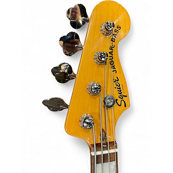 Used Squier Classic Vibe Jaguar Bass Sunburst Electric Bass Guitar