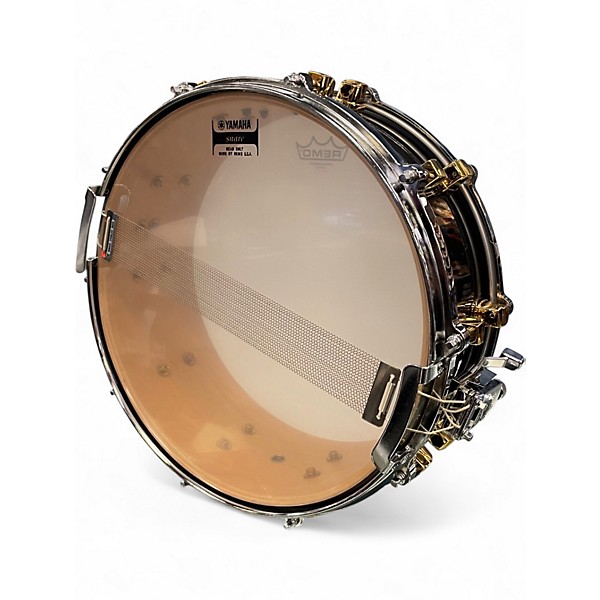 Used Yamaha 14X5 Maple Custom Raven Black Drum