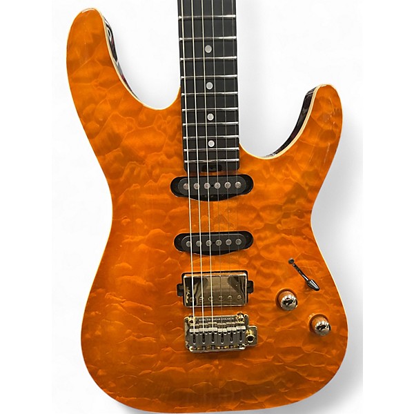 Used Schecter Guitar Research California Classic Charcoal Burst Solid Body Electric Guitar