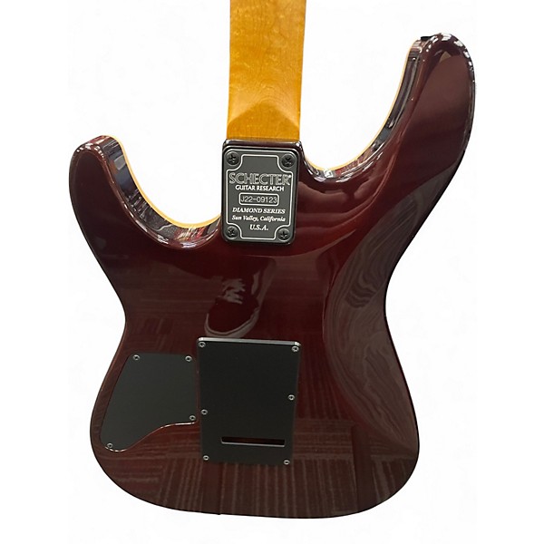 Used Schecter Guitar Research California Classic Charcoal Burst Solid Body Electric Guitar