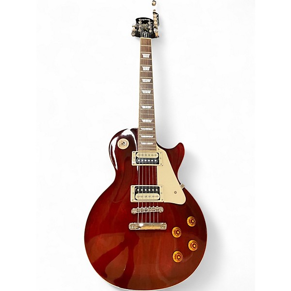 Used Epiphone Les Paul Traditional Pro Wine Red Solid Body Electric Guitar
