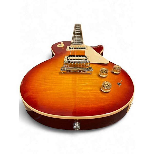 Used 2015 Gibson LES PAUL CLASSIC 100 Cherry Sunburst Solid Body Electric Guitar