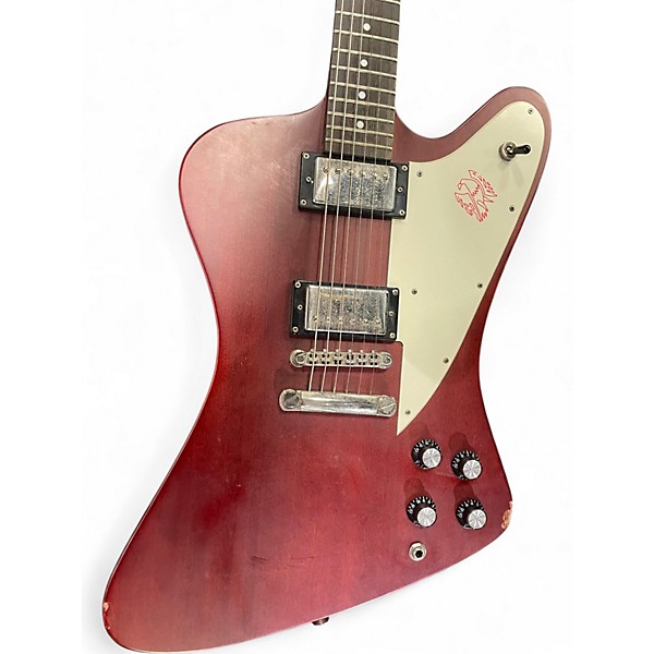 Used Epiphone Firebird Studio Red Solid Body Electric Guitar