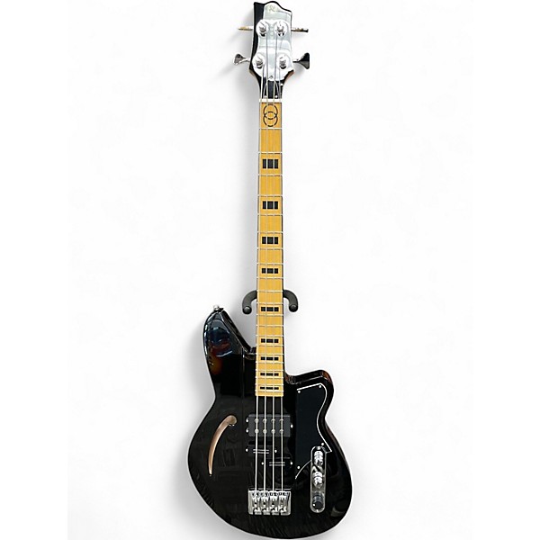 Used Reverend Brad Houser Fat Fish Black Electric Bass Guitar