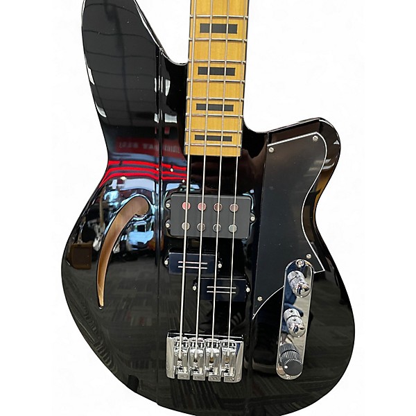 Used Reverend Brad Houser Fat Fish Black Electric Bass Guitar