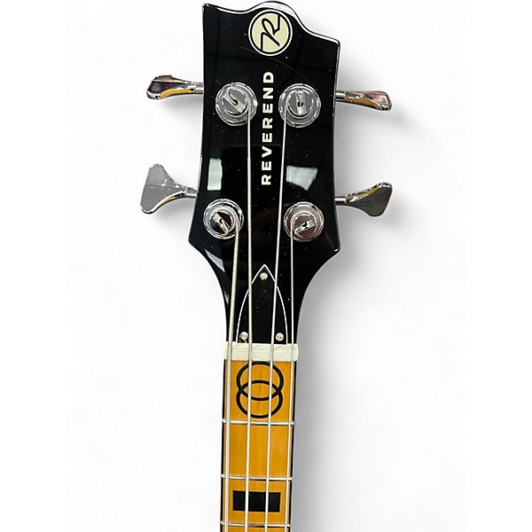 Used Reverend Brad Houser Fat Fish Black Electric Bass Guitar