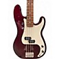 Used Fender Standard Precision Bass Burgundy Electric Bass Guitar