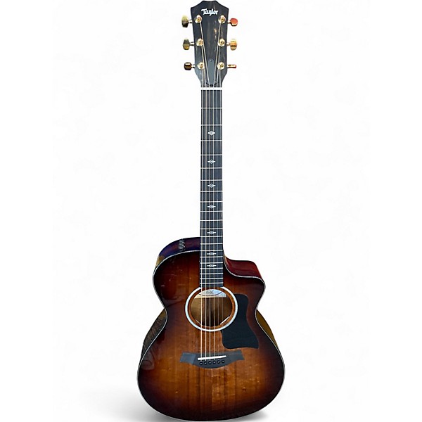 Used 2025 Taylor 222CE K DLX 2 Color Sunburst Acoustic Electric Guitar