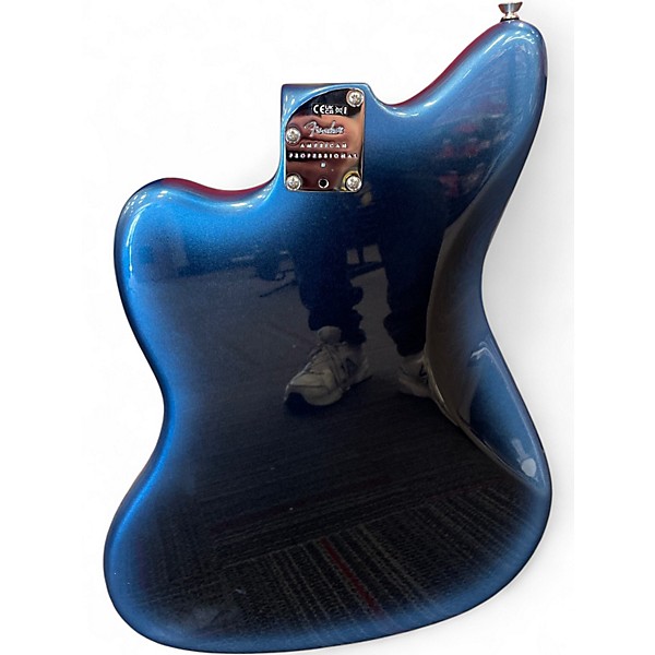 Used Fender American Professional II Jazzmaster Dark Midnight Solid Body Electric Guitar