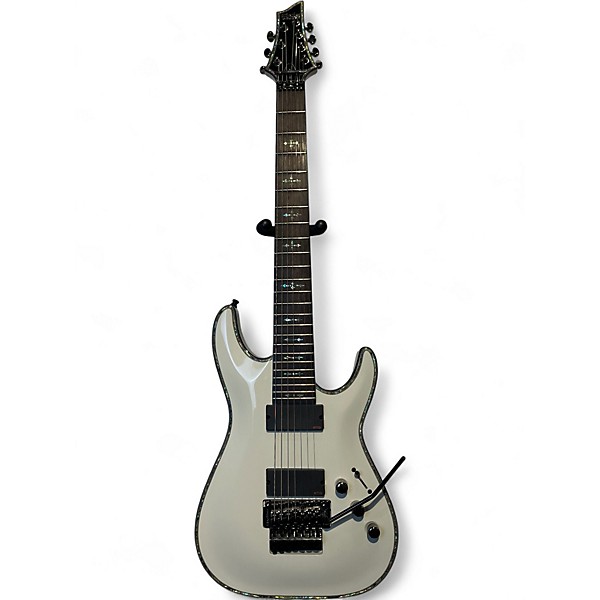 Used Schecter Guitar Research HELLRAISER 7 FR WHITE Solid Body Electric Guitar