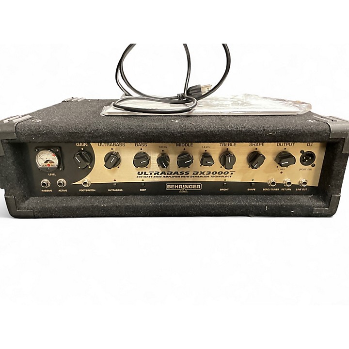 Used Behringer BX3000T Ultrabass 300W Bass Amp Head | Guitar Center